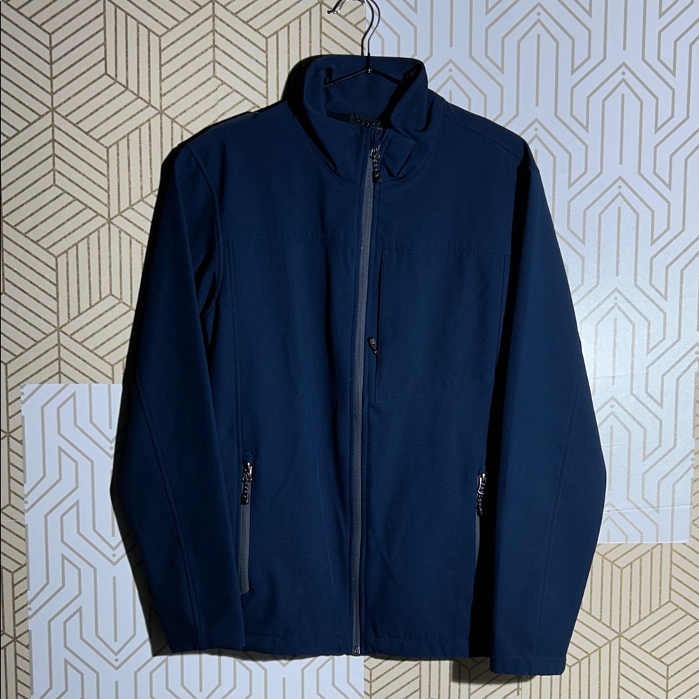 Swiss Tech Men's Dark Blue Windbreaker